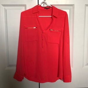 Express Woman’s Blouse - Orange - Fall Blouse